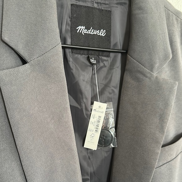 MADEWELL double-breasted oversized vest - Picture 4 of 6